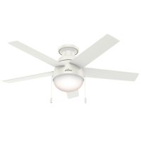 Hunter Anslee Low Profile Ceiling Fan for Bedrooms