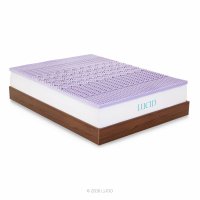 Lucid 5 Zone Lavender Scented Memory Foam Mattress Topper