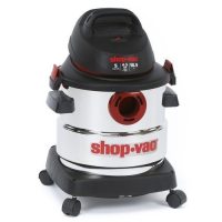 Shop Vac 5986000 5 Gallon 4.5 Peak HP Stainless Steel Wet Dry Vacuum