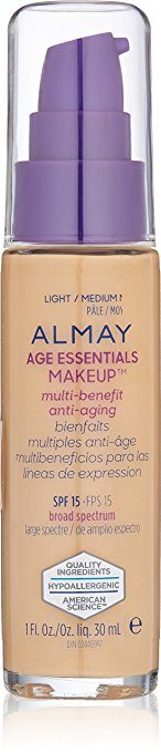 Almay Age Essentials Anti Aging Foundation Makeup for Dry Skin