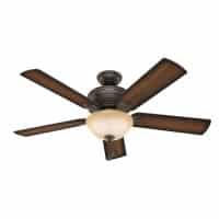 Hunter Fan Company Matheston 52 inch Onyx Bengal Outdoor Ceiling Fan