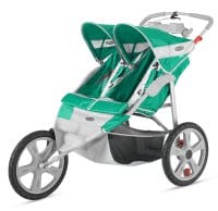 InStep Flash Fixed Wheel Double Jogger Stroller