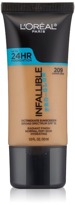 LOreal Paris Infallible Pro Glow Foundation Makeup for Dry Skin