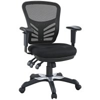 Modway Articulate Black Mesh Ergonomic Office Chair