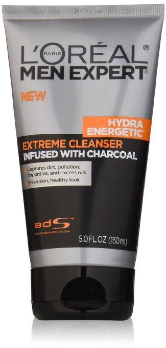 L’Oréal Paris Men’s Expert Hydra Energetic Charcoal Cream Cleanser