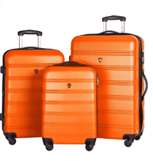 Merax Travelhouse Hard Case Luggage Set 3 Piece Expandable Lightweight Spinner Luggage