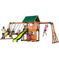 Prairie Ridge All Wood Outdoor Playset by Backyard Discovery