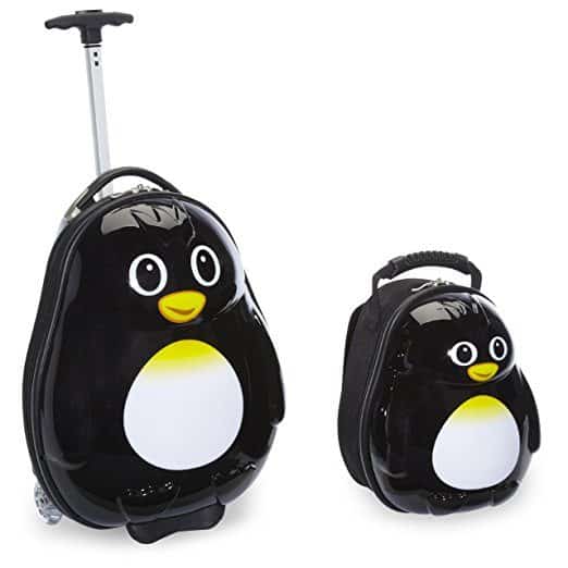 Travel Buddies Hardside Luggage Set Percy Penguin