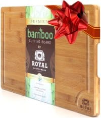 Royal Craft Wood Natural Bamboo Cutting Board