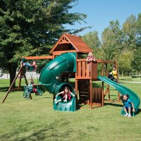 Swing’n’Slide Grandview Twist Play Structure with Swing Set