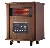 VonHaus Wood Electric Portable Heater