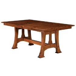 Amish Tables Cambridge Trestle Extension Table