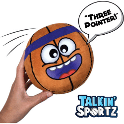 Move2Play Talkin Sports Interactive Toy Basketball with Music and Sound FX